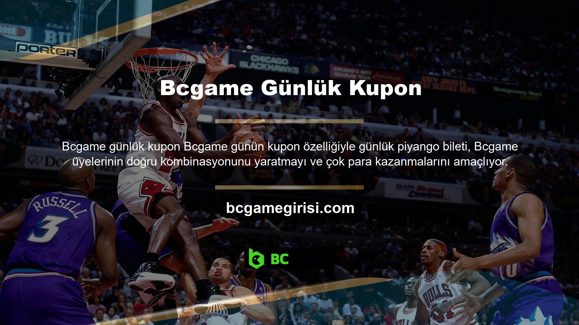 Bu nedenle, bu hizmeti uygulayan Bcgame web sitesi, üyelerin İnternet adresinin ana sayfasında paylaşılan kazanan kupon seçeneği ile kazanmalarına izin verir